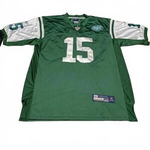 VTG Reebok NY Jets Tim Tebow #15 Jersey Sz 56 Green